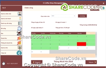 SQL Server,quản lý,quản lý cà phê,winform,coffee,cafe